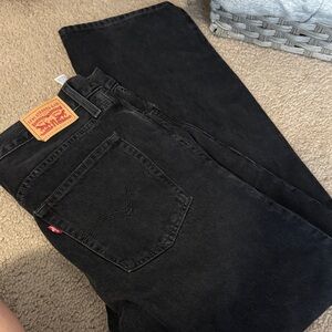 Levi's Men's Dark Gray Straight Jeans